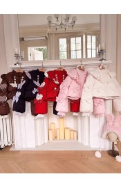 Mademoiselle Pearl Warm Winter Rabbit Down Coat(Reservation/6 Colours/Full Payment Without Shipping)